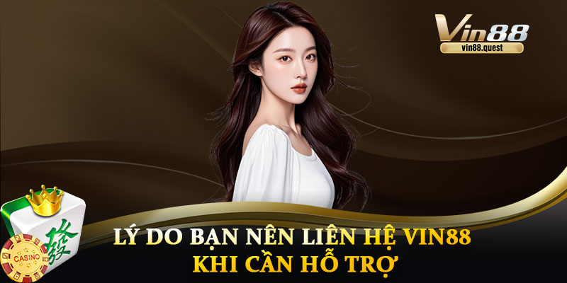 Lý Do Bạn Nên Liên Hệ VIN88 Khi Cần Hỗ Trợ